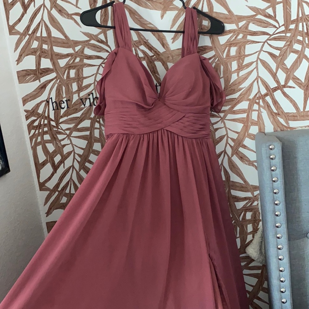 Brides made dress
